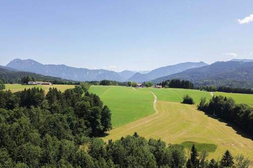 Luftbild Umgebung Sommer - Einfamilienhaus mit 110,00 m&sup2; in Siegsdorf zum Kaufen