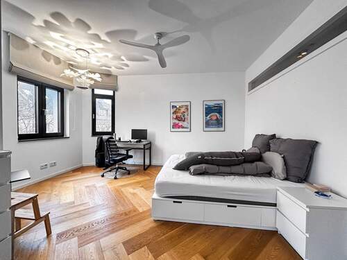 Schlafzimmer - 3 Zimmer Terrassenwohnung zur Miete in Düsseldorf