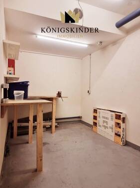 Kellerraum der sich auch als Werkstatt eigenet - 