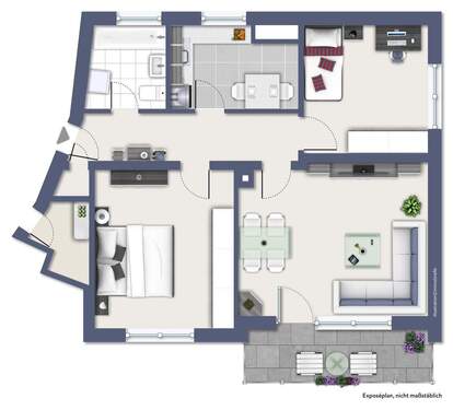 Wohnungseinteilung - 