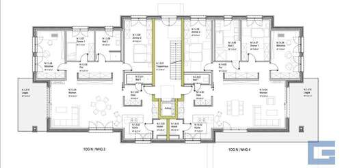 Haus Niemannsweg - 1. Obergeschoss - Etagenwohnung mit 148,80 m&sup2; in Kiel / Düsternbrook zum Kaufen