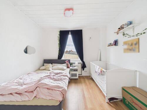 Schlafzimmer - Etagenwohnung mit 63,00 m&sup2; in Lübeck zur Miete