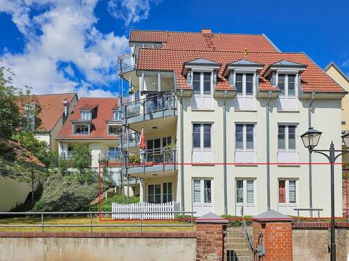 Gekennzeichnete Wohnungsansicht.jpg - 2 Zimmer Etagenwohnung zum Kaufen in Waren (Müritz)