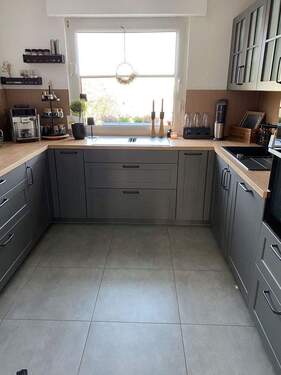 Blick in die Küche - 