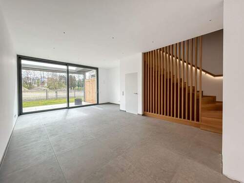 Wohn-/Essbereich - Idyllic living by the Lake Caputh - modern terraced house with views of nature