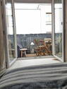 Blick auf den Balkon - 
