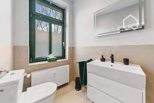 Badezimmer - 2 Zimmer Etagenwohnung in Leipzig
