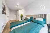 Schlafzimmer - Etagenwohnung mit 60,50 m&sup2; in Leipzig zur Miete