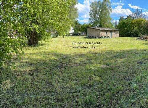Grundstücksansicht - hinten li - Grundstück in Dabendorf zum Kaufen
