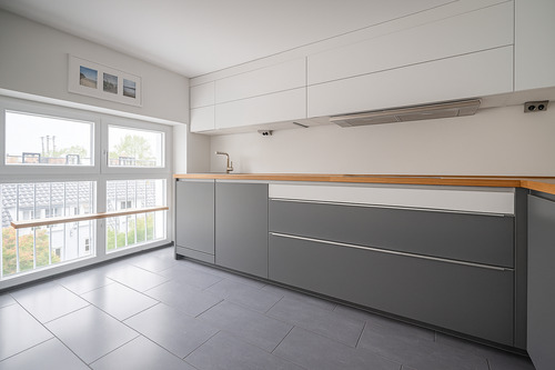 Moderne Küche - Etagenwohnung mit 135,00 m² in Berlin zum Kaufen