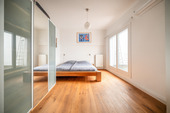 Schlafzimmer mit Blick ins Atrium - 