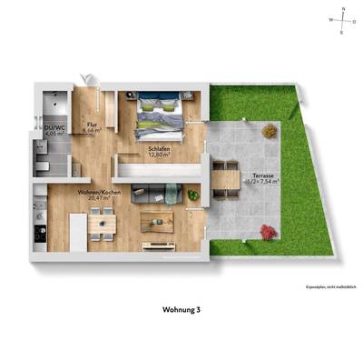 Wohnung 3 - 
