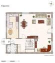 Grundriss EG möbliert - 