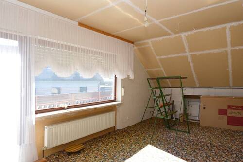Wohnzimmer - Dachgeschoss - mit Balkon - Westseite - 