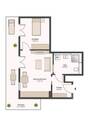 Grundriss WE 44 - 