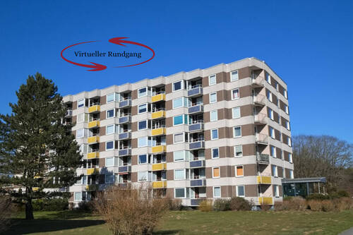 Hausansicht - Ferienwohnung im obersten Stockwerk mit atemberaubendem Meerblick