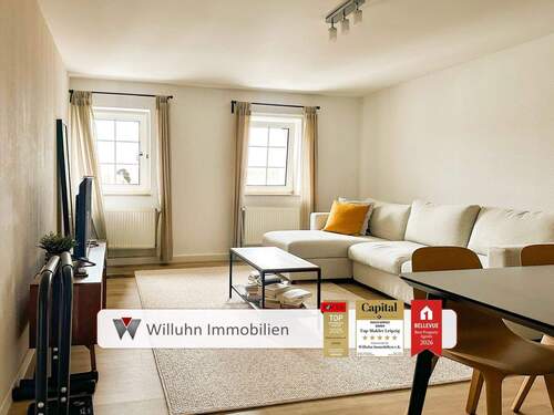 Titelbild - Demnächst bezugsfrei l 2016 renoviert l Moderne DG-Wohnung l EBK inkl. l Fernwärme