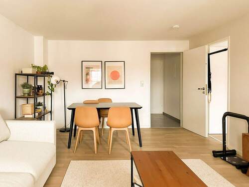 Essbereich im Wohnzimmer - Etagenwohnung mit 54,50 m&sup2; in Leipzig zum Kaufen