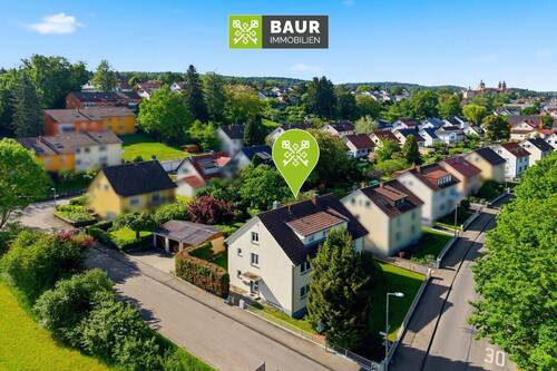 Luftaufnahme - 3 Zimmer Etagenwohnung zum Kaufen in Weingarten