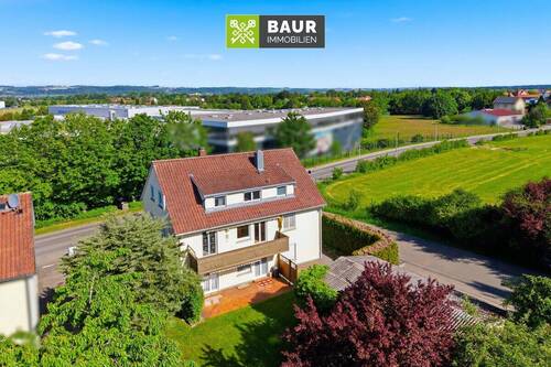 Luftaufnahme - Etagenwohnung mit 80,00 m&sup2; in Weingarten zum Kaufen