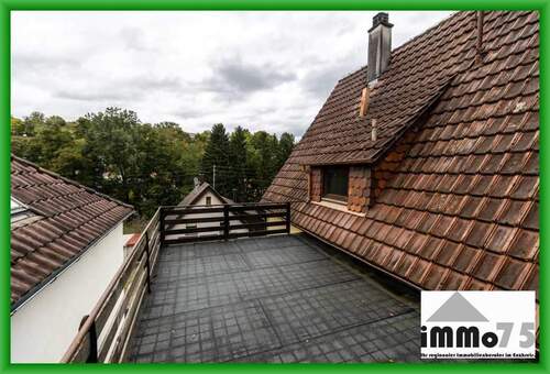 Dachterrasse - 4 Zimmer Einfamilienhaus in Mühlacker