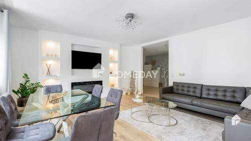 Wohnzimmer 2 - Etagenwohnung mit 110,00 m&sup2; in Mainz zum Kaufen