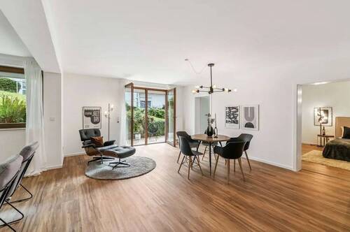 Wohn- und Essbereich - 4 Zimmer Etagenwohnung zur Miete in Bad Camberg