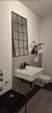 Badezimmer - Etagenwohnung mit 103,00 m&sup2; in Bad Camberg zur Miete