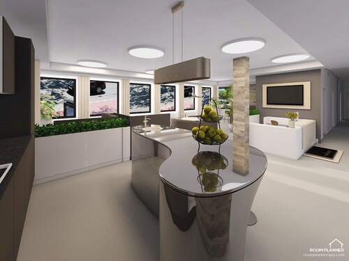 Visualisierung Küche - Büro in Köln zur Miete