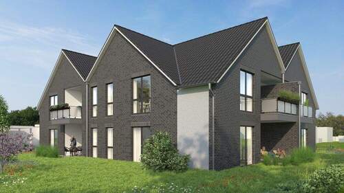 05_Garten - Neubaueigentumswohnung mit Balkon im 'Leuchtenburger Garten' in Bad Essen-Eielstädt!