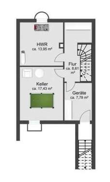 Gundrissplan Keller - 