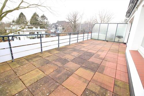 Süd/West-Dachterrasse - Etagenwohnung mit 52,40 m² in Hamburg zum Kaufen