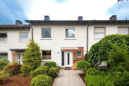 Außenansicht - Familienfreundliches Reihenmittelhaus in begehrter Lage mit Garten