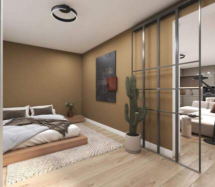 Schlafzimmer - Etagenwohnung mit 62,40 m&sup2; in Bonn zum Kaufen