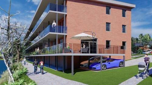 Visualisierung Nord_Ostseite - 4-Raumwohnung im Dachgeschoss - ein Traum mit Saaleblick