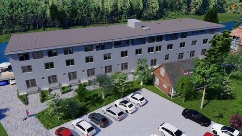 Visualisierung Westseite - 4 Zimmer Etagenwohnung in Dornburg-Camburg