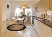 Wohnküche zum Innenhof - 2 Zimmer Etagenwohnung in Griesheim