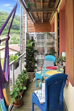 Gemütlicher und privater Balkon - Etagenwohnung mit 72,00 m&sup2; in Hausen im Wiesental zum Kaufen