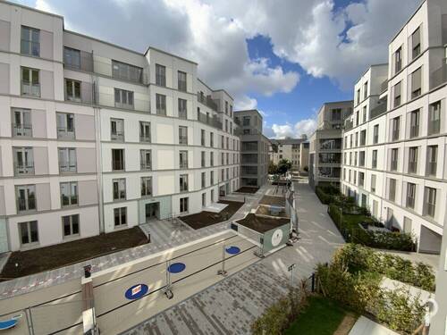 Ausblick - Erstbezug Traumhafte 2 Zimmer-Wohnung mit Einbauküche in unmittelbarer Rheinnähe inkl. TG-Platz