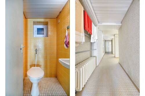 Toilette Schwimmbad - Flur Schwimmbad - 