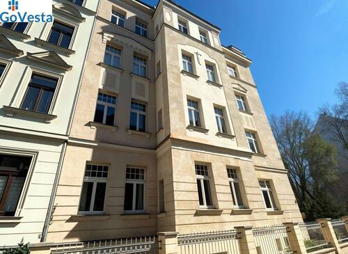Außenansicht 2 - historische Fassade - 5 Zimmer Etagenwohnung in Leipzig