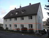 Blick von der Strasse - 4 Zimmer Etagenwohnung zum Kaufen in Koblenz - Stolzenfels KRIPP
