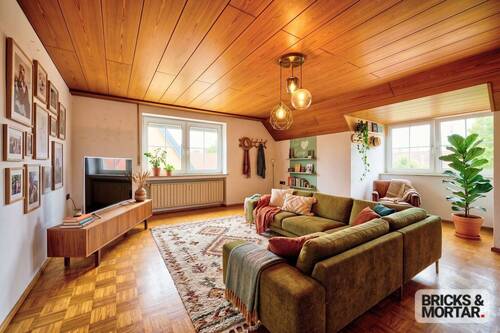 KI generierter Einrichtungsvorschlag Wohnzimmer - 