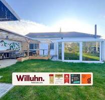 Familienfreundliches Einfamilienhaus mit Gartenhaus, Wintergarten und attraktivem Grundstück - Leipzig Meusdorf