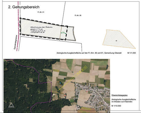 Lageplan_2 - Grundstück in Hitzhofen / Hofstetten