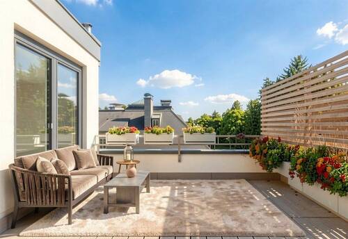 Dachterrasse - KI Einrichtung - 