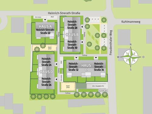 Übersicht Wohnanlage - 