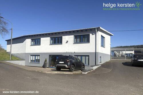 Büro_Verkaufsgebäude Vorderansicht - Halle zum Kaufen in Ronshausen