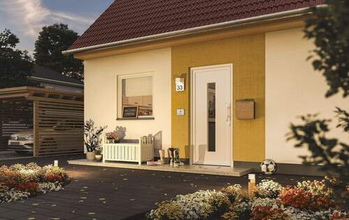 3 - Flair_113 - Eingangsansicht.jpg - Einfamilienhaus mit 124,00 m&sup2; in Klötze zum Kaufen