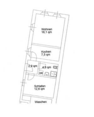 Grundriss - ungewöhnliche Wohnung Obere Schloßstr. Schwarzenberg